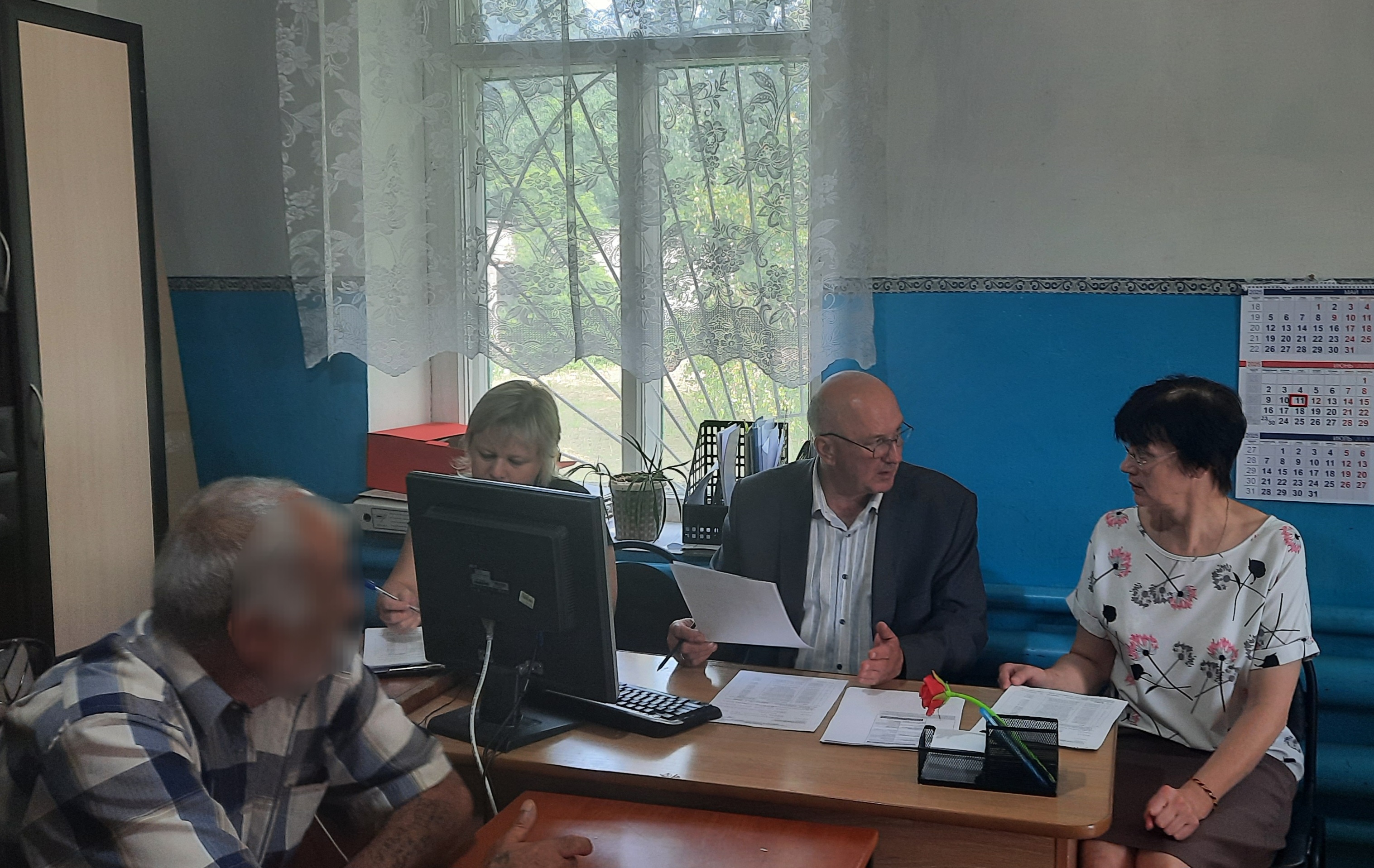 В с. Петрово Барановского МО состоялось выездное межведомственное мероприятие  по вопросам неформальной занятости.