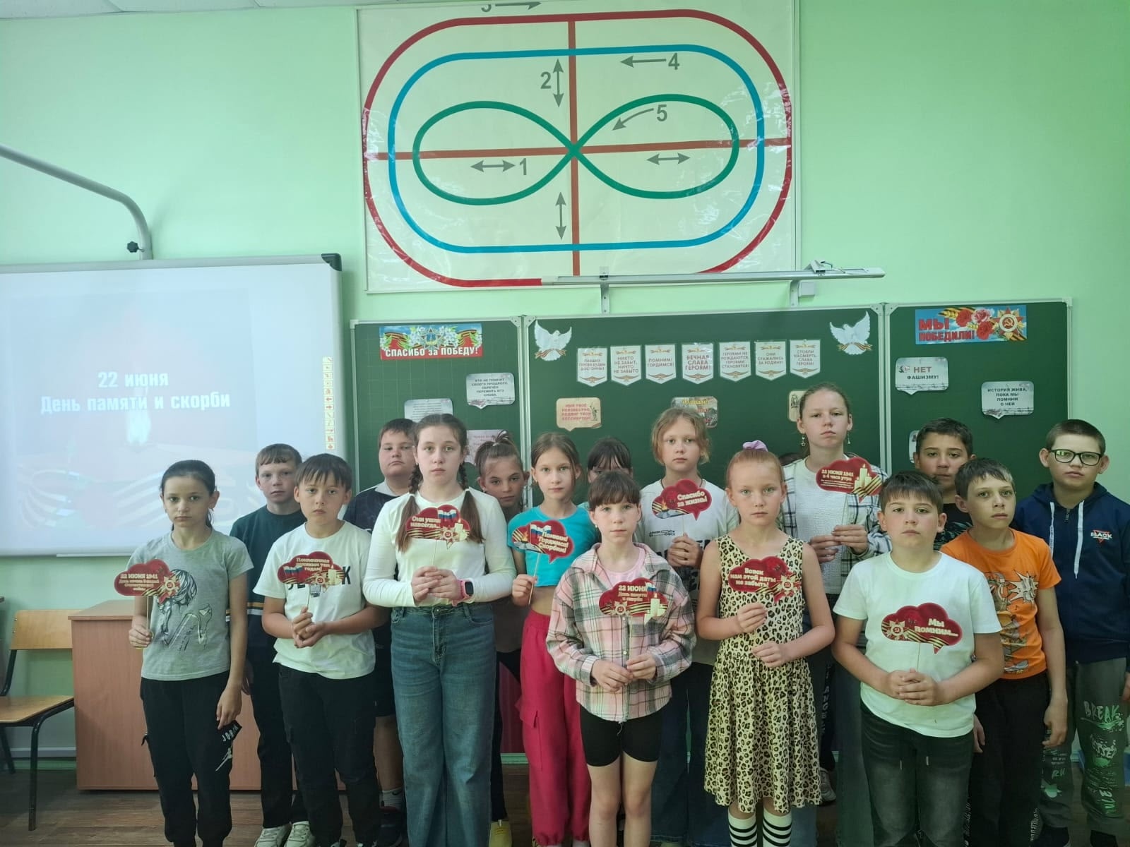 В Школе № 10 прошел День памяти и скорби.