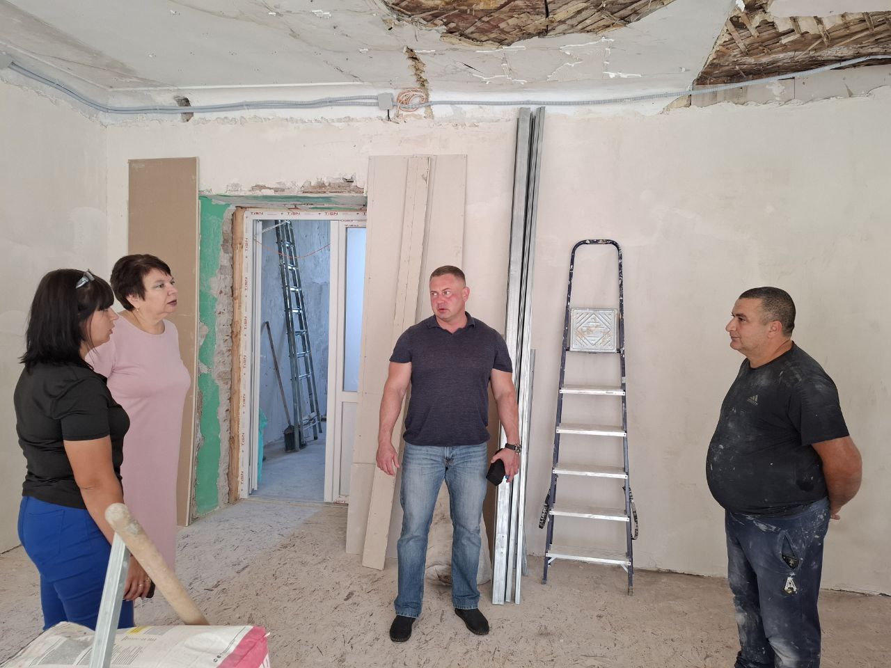 В Центре детского творчества идет ремонт.