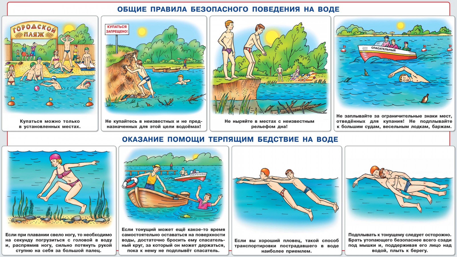 Памятка &quot;Безопасность на водных объектах&quot;.